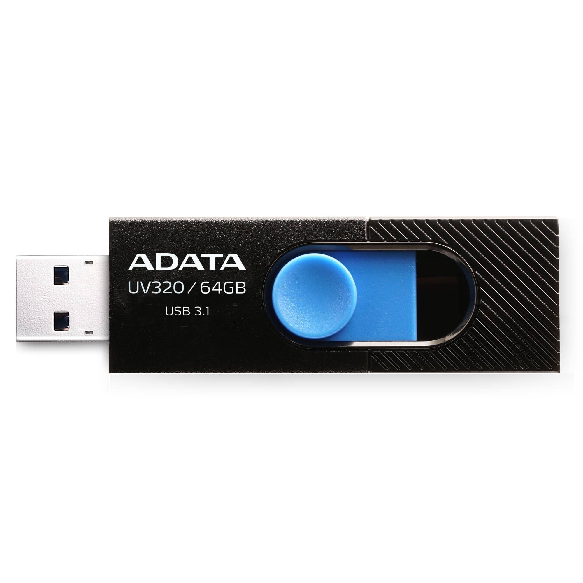 ADATA 64 GB, USB 3.1, 7,9 g, zwart/blauw-4