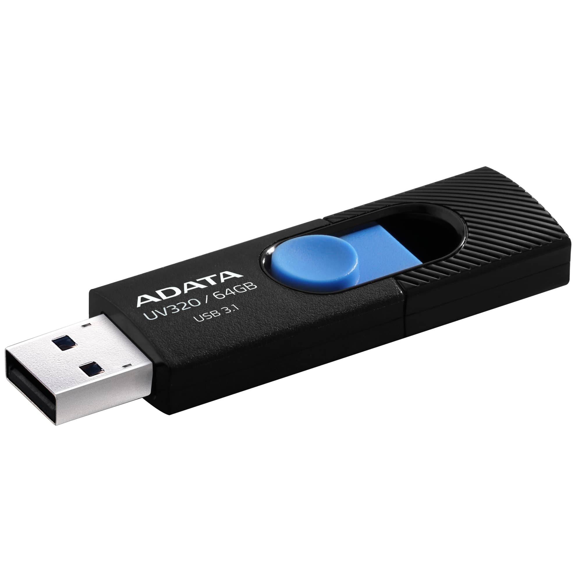 ADATA 64 GB, USB 3.1, 7,9 g, zwart/blauw-6