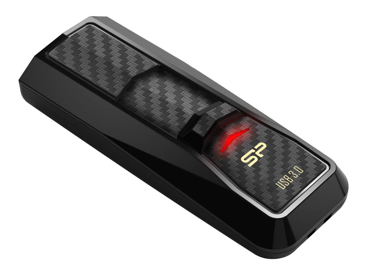 USB-stick 64GB Silicon Power USB3.0 B50 Zwart-0