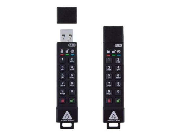 Apricorn 16GB, USB 3.2 gen1, 77/72 MB/s, FIPS 140-2, IP67