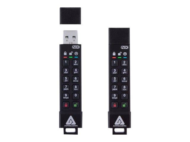 Apricorn ASK3 USB-stick 8 GB USB Type-A 3.2 Gen 1 (3.1 Gen 1) Zwart-5