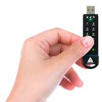 Apricorn 120 GB, 195 MB/s lezen / 162 MB/s schrijven, USB 3.0, FIPS 140-2 niveau 3 in behandeling, IP-58-7