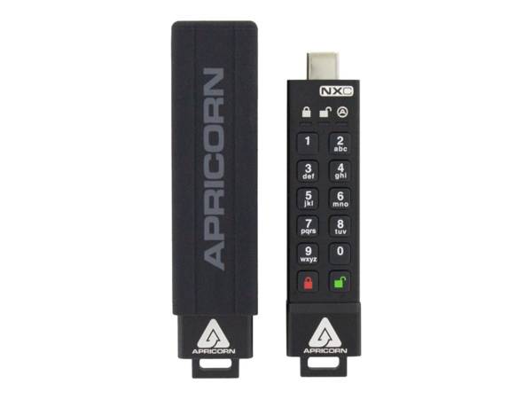 Apricorn 64GB, USB 3.2 gen1, 256-bit AES XTS, FIPS 140-2, IP68