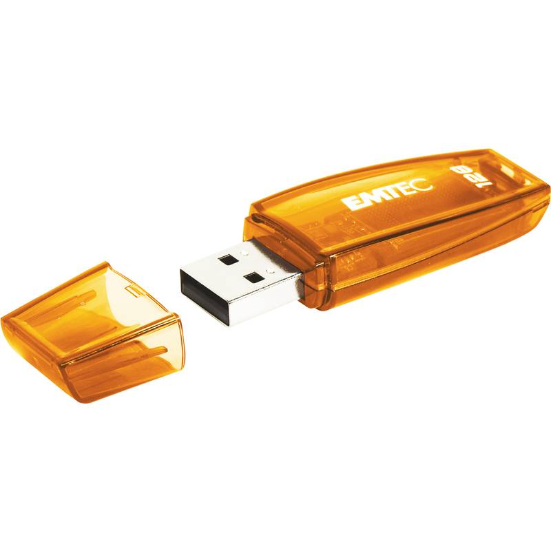 EMTEC USB-stick 128GB C410 USB 2.0 Kleurmix oranje-2