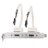 LINDY USB 2.0 Adapter [2x USB - 2x USB] Lindy - USB-Konsole - 5-poliger USB 2.0-Header (W) 20.00 cm-4