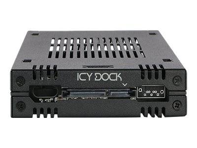IcyDock 1x2,5" SATA/SAS in 1x3,5" bay mobiel rack schroefloos-6
