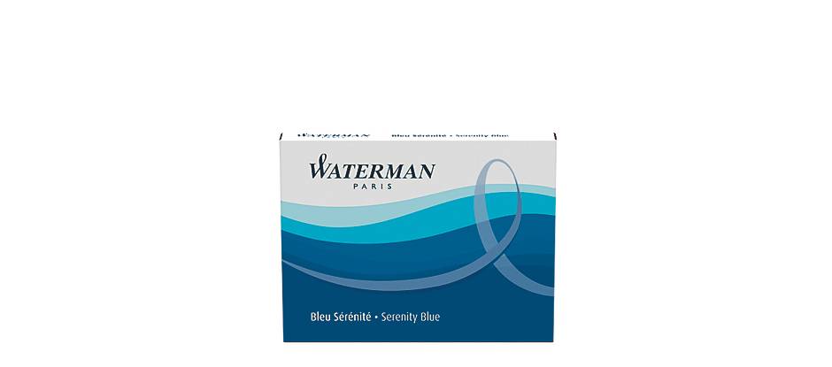 WATERMAN inktcartridgestandaard Serenity Blue 8 stuks-3