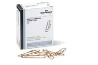 Duurzame paperclips 50 mm, kopergeplateerd, 100 stuks-1