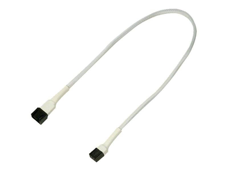 Kabel Nanoxia 3-Pin verlengkabel, 30 cm, wit-0