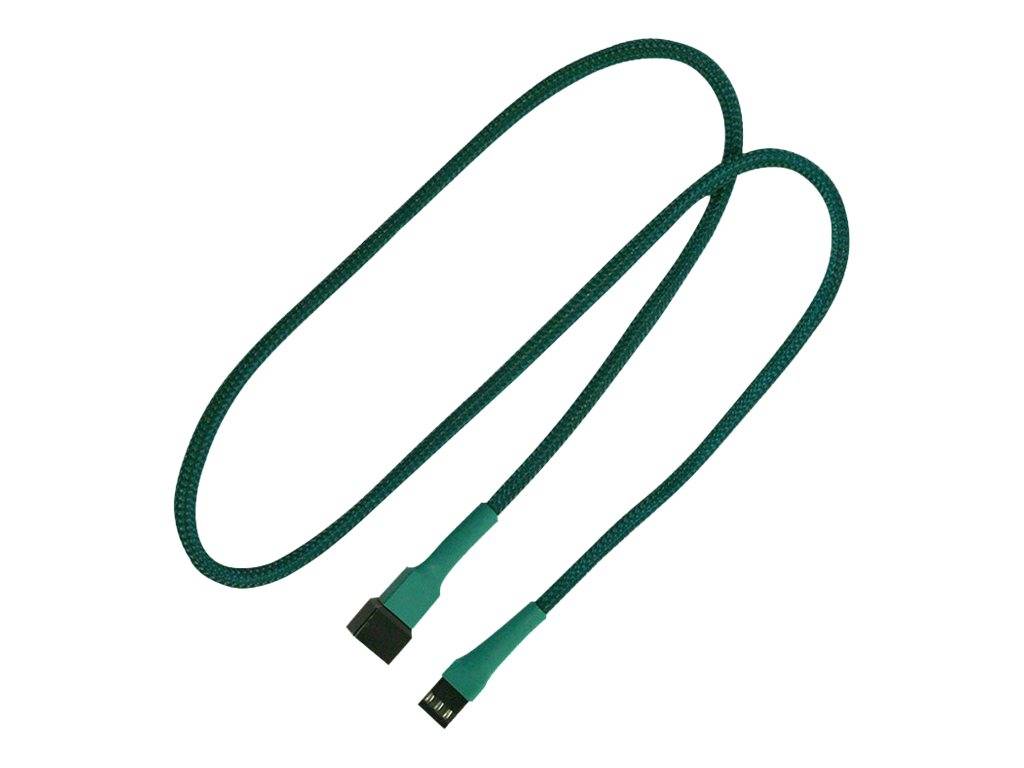 Kabel Nanoxia 3-Pin verlengkabel, 60 cm, groen-0