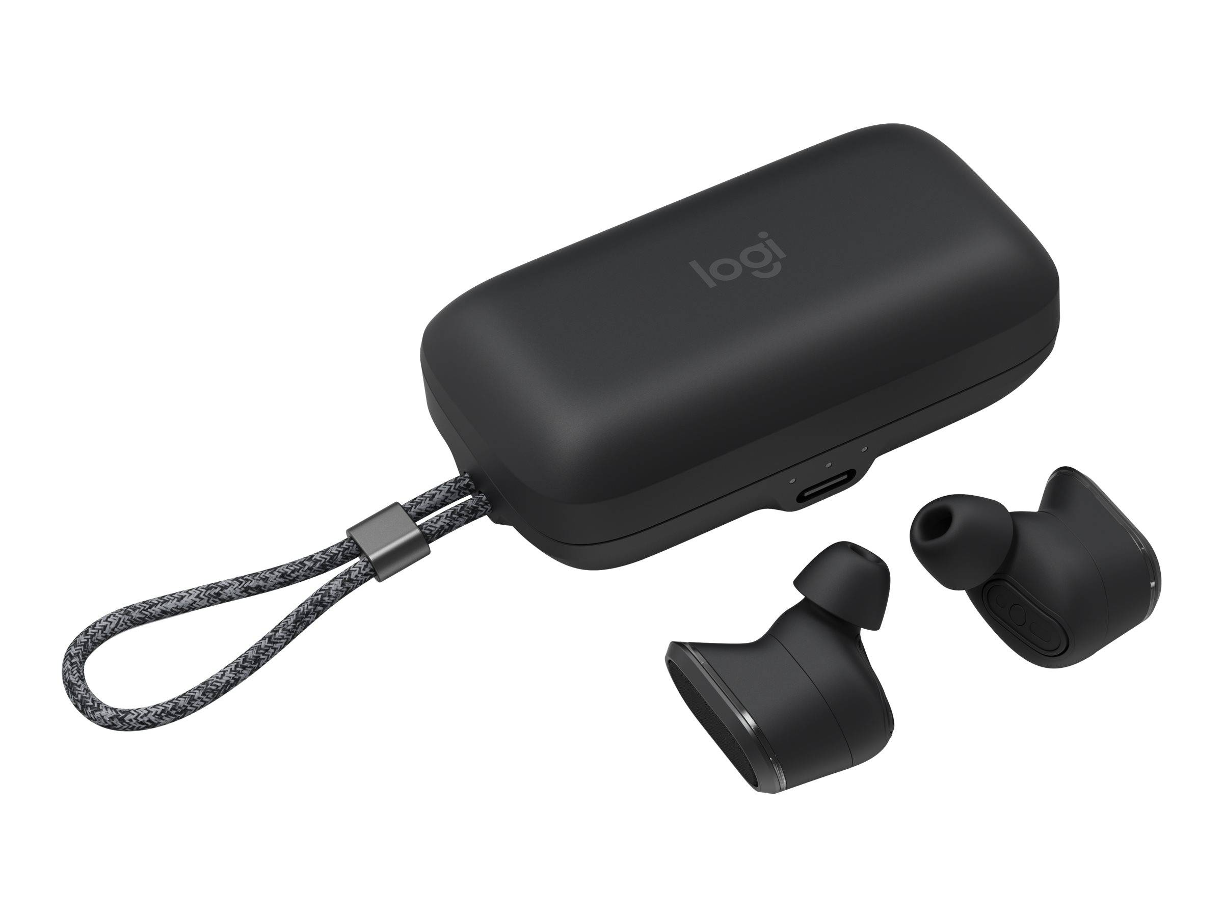 Logitech Bluetooth 5.0, IP68, 20 - 20000 Hz, 100 - 8000 Hz, 27,4 x 26,3 x 15,9 mm, 13 g, Grafiet-3