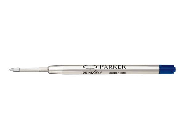 PARKER balpenvulling QUINKflow 2 stuks M blauwe blister