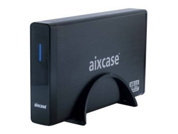 aixcase behuizing blackline USB3.0 3,5" 8,9cm SATA HDD ALU TÜV