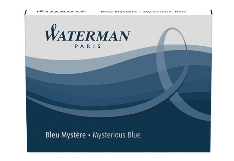 WATERMAN inktcartridgestandaard Myster Blauw 8 stuks-3