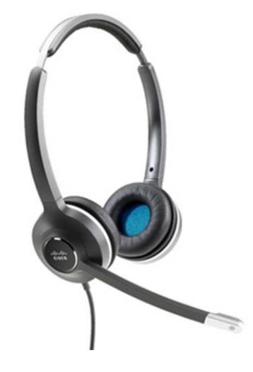 Cisco 532 Bedraad Over het hoofd Stereo Headset - Binauraal - Supra-aural - 90 Ohm - 50 Hz naar 18 kHz - Electret, Conde-1