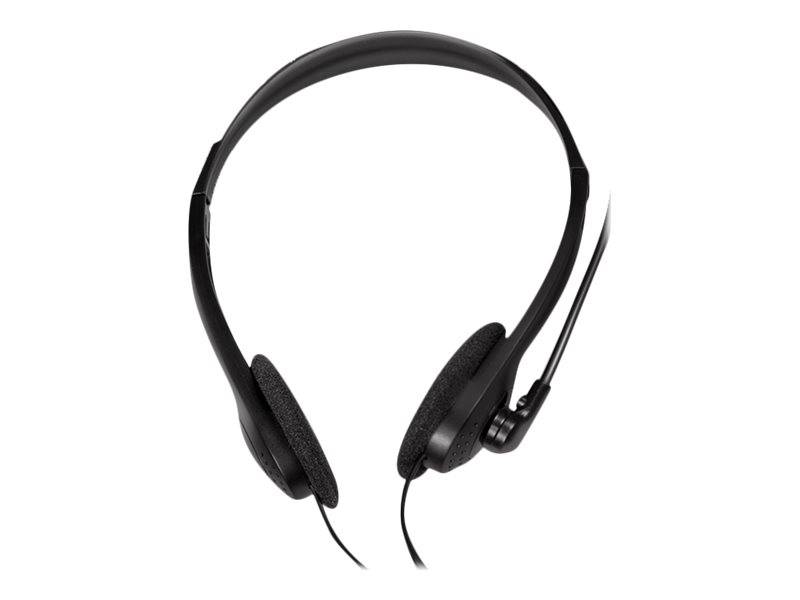 LOGILINK HS0052 Hoofdtelefoon met microfoon; zwart; Jack 3,5mm x2; 1,8m; 32Ω - 1 stuk-5