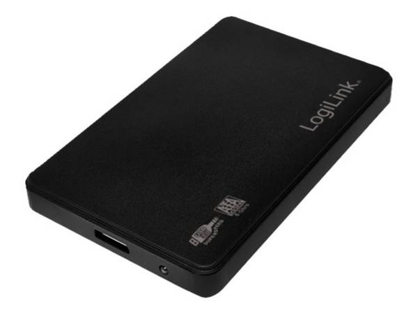 LOGILINK UA0256 Behuizing voor schijven: 2,5"; 0,46m; USB 3.0; ABS; zwart - 1 stuk