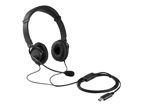Kensington-headset HiFi USB met microfoon en volumeknop
