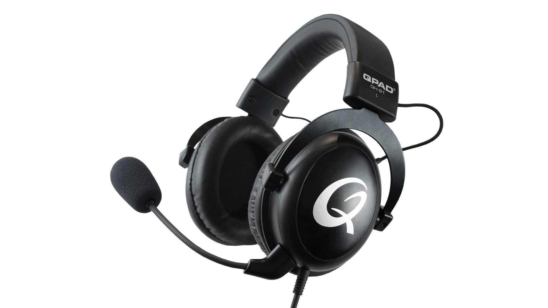 QPAD Gaming Headset Stereo High End QH-91 3.5 jack zwart-4