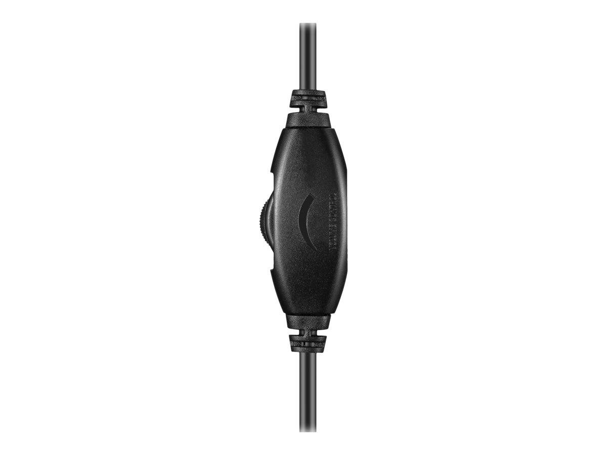 Sandberg MiniJack Chat Headset Een gevoerde hoofdband en zacht oorkussens maken de headset comfortabel om te dragen.-7