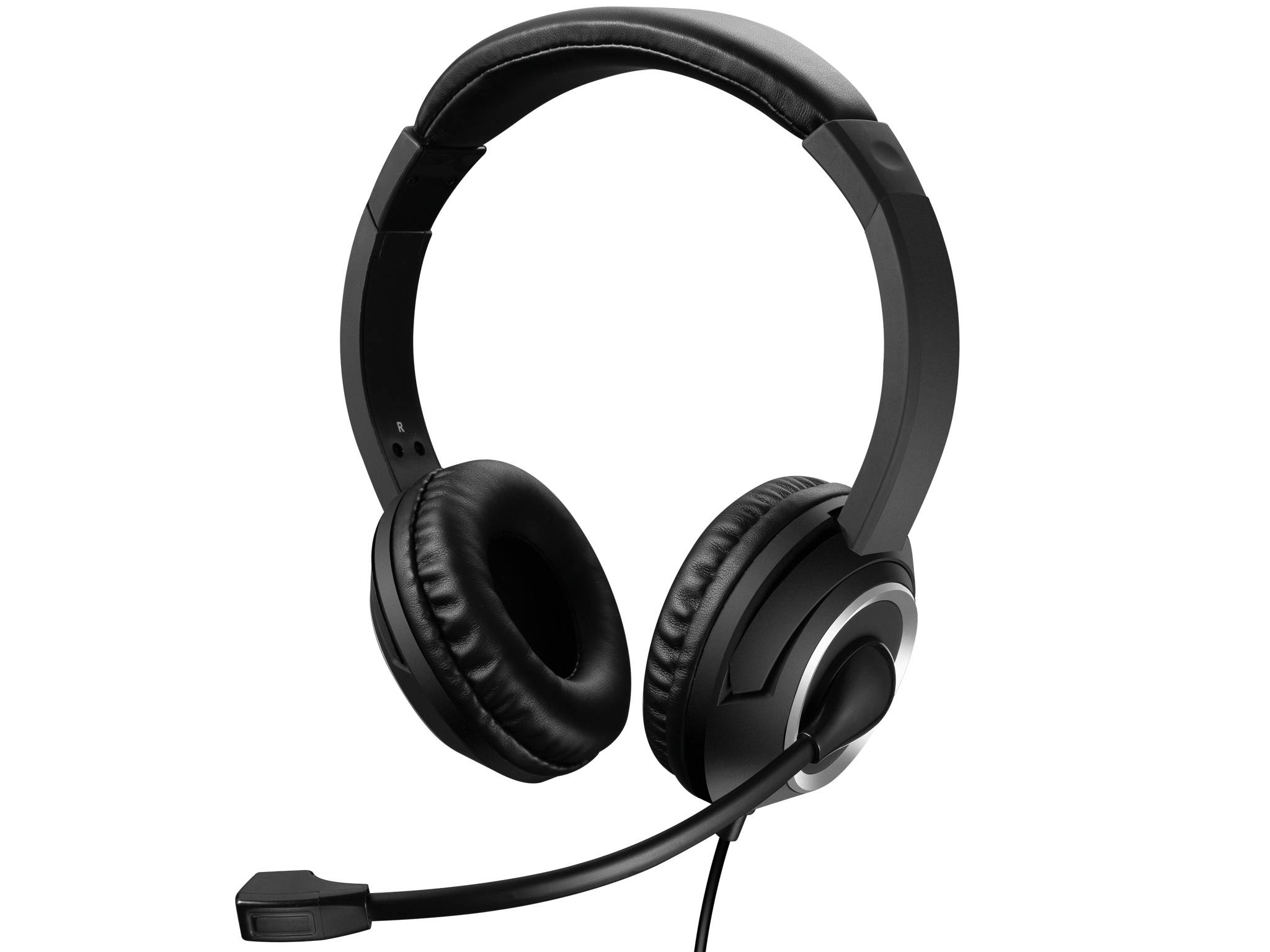 Sandberg MiniJack Chat Headset Een gevoerde hoofdband en zacht oorkussens maken de headset comfortabel om te dragen.-8