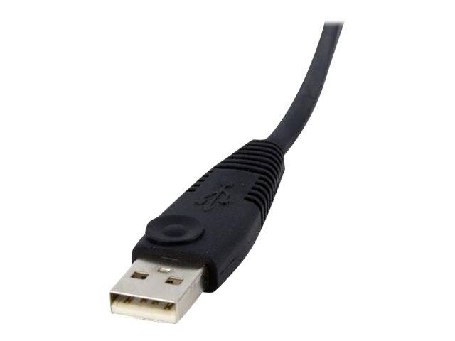 StarTech.com 1,80m 4-in-1 USB Dual-Link DVI-D KVM-switch Kabel met Audio en Microfoon - Cable for Audio-/Video-apparaat,-6