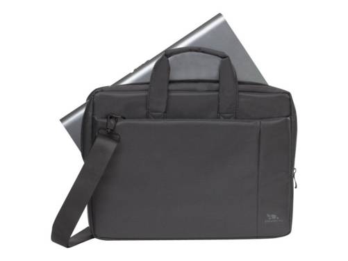 Rivacase 8231 notebooktas 39,6 cm (15,6") Messengercase Zwart