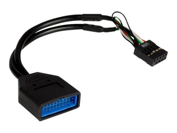 Inter-Tech-adapter USB USB 3.0 naar USB 2.0 9-pins