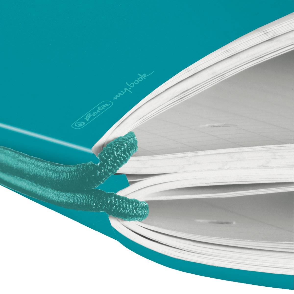 Herlitz notitieboek my.book flex A4 PP 2x 40 vellen. kar/lin turquoise-2