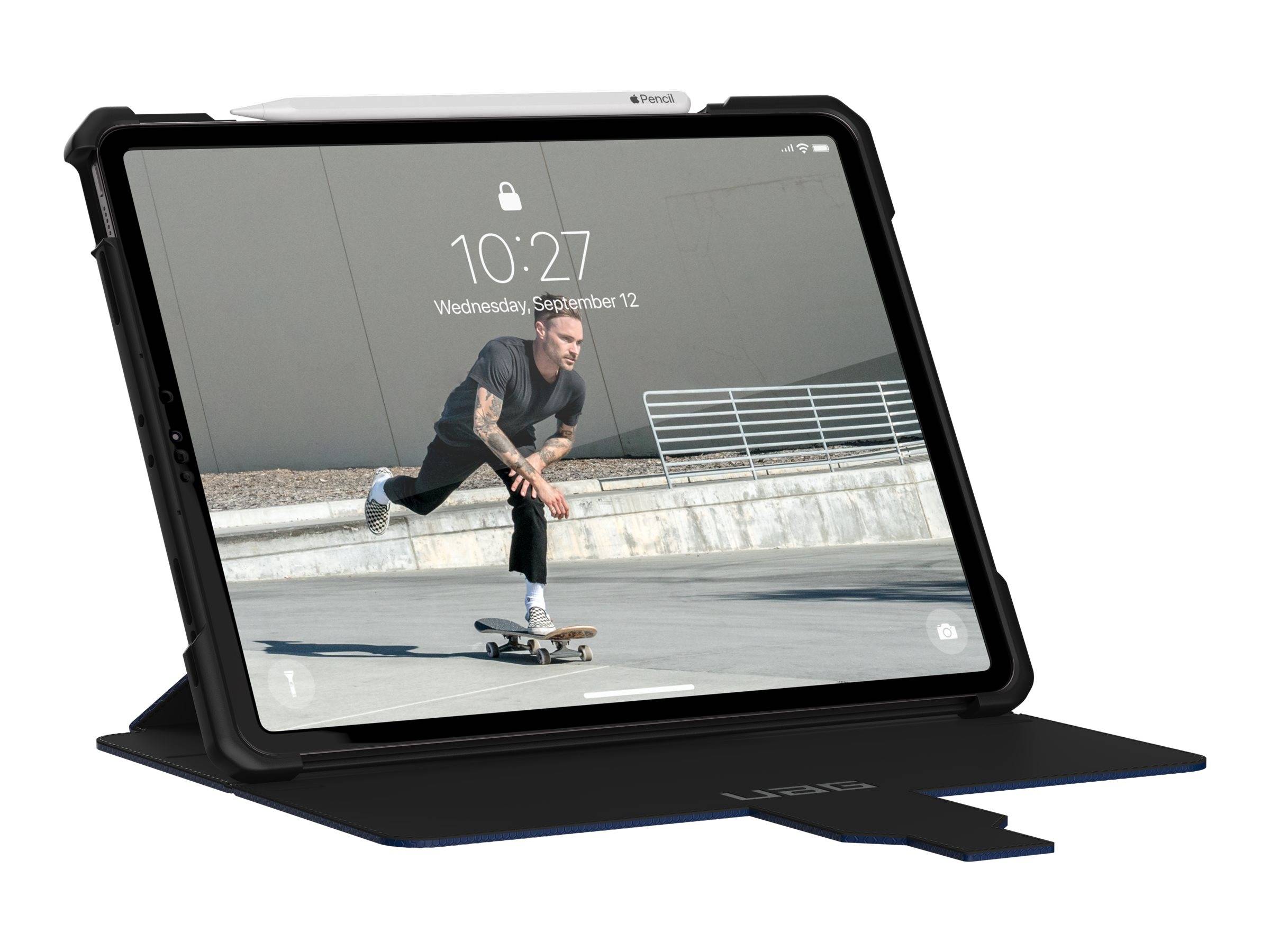 UAG Metropolis Bookcase iPad Pro 12.9 (2021 / 2022) - Blauw-8