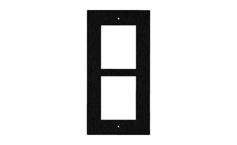2N IP Verso - Frame voor vlakke installatie, 2 modules - zwart (moet samen met 9155015 worden geleverd)-6