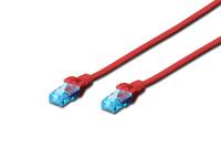 Digitus DK-1512-050/R RJ45 Netwerkkabel, patchkabel CAT 5e U/UTP 5.00 m Rood Verdraaide paren 1 stuk(s)-6