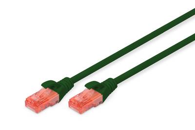 Digitus DK-1617-0025/G RJ45 Netwerkkabel, patchkabel CAT 6 U/UTP 0.25 m Groen Halogeenvrij, Verdraaide paren 1 stuk(s)-5