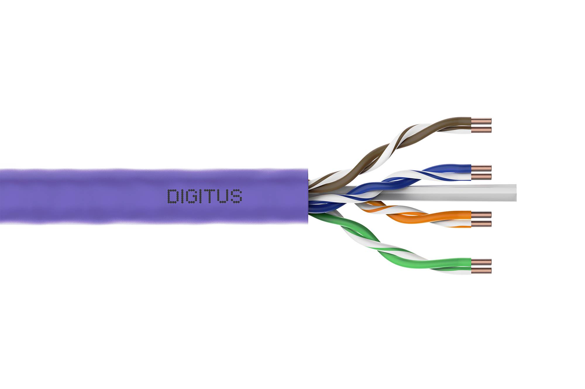 DIGITUS CAT.6 U/UTP installatiekabel, 305m, simplex, 305m, grijs-0