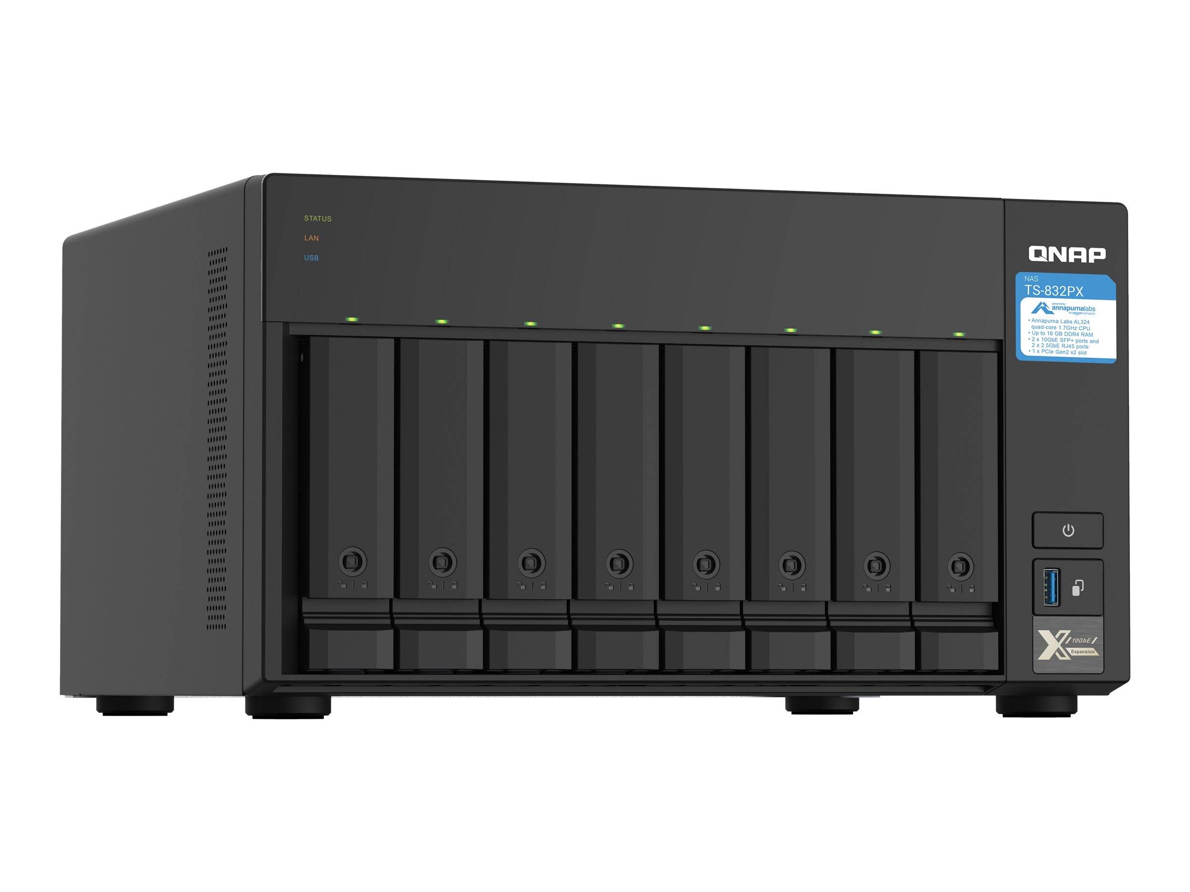 QNAP NAS TS-832PX-4G 8bay DESKTOP-6