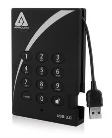 Apricorn Aegis Hangslot Fortress - Harde schijf - Gecodeerd - 1 TB - Extern (draagbaar)-7