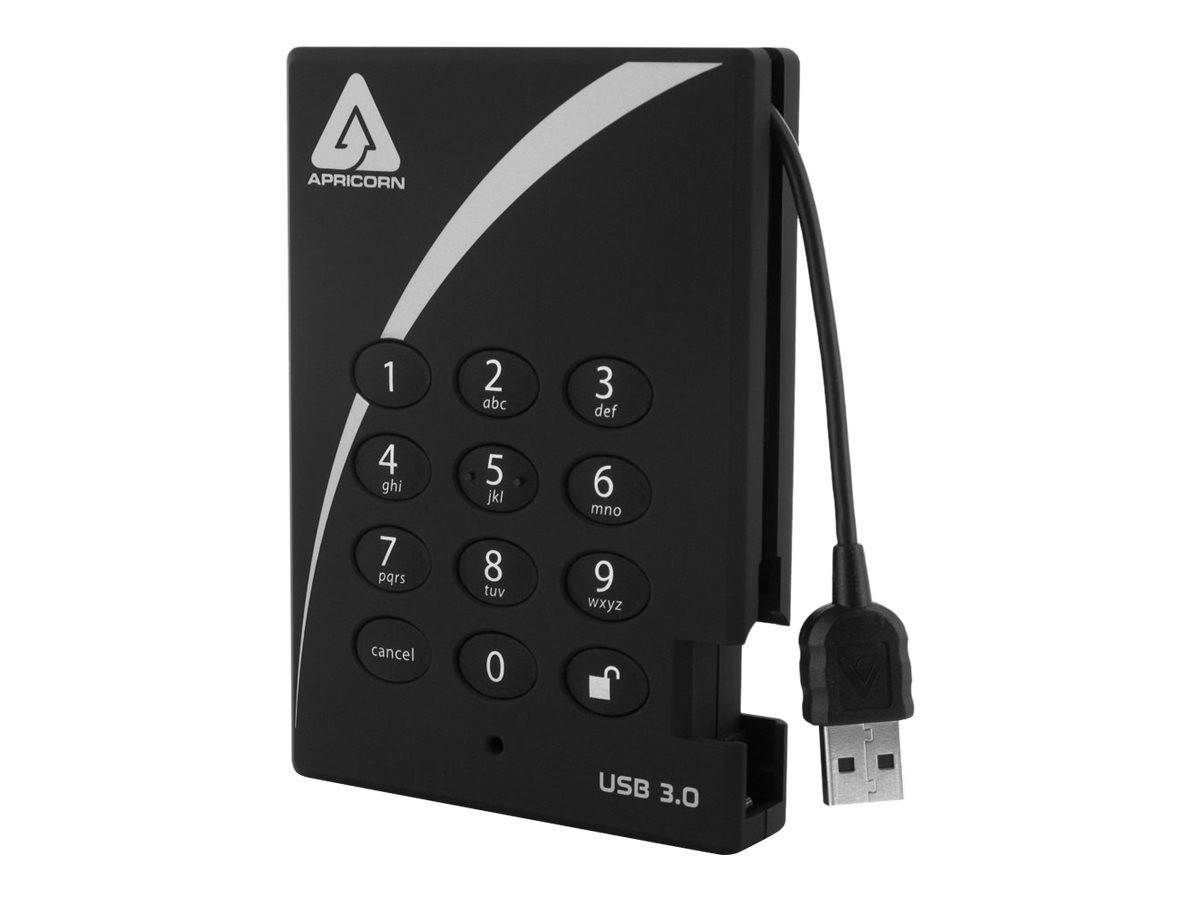 Apricorn 2TB, 5Gbps, 8MB buffer, 5400 RPM, USB 3.0-6