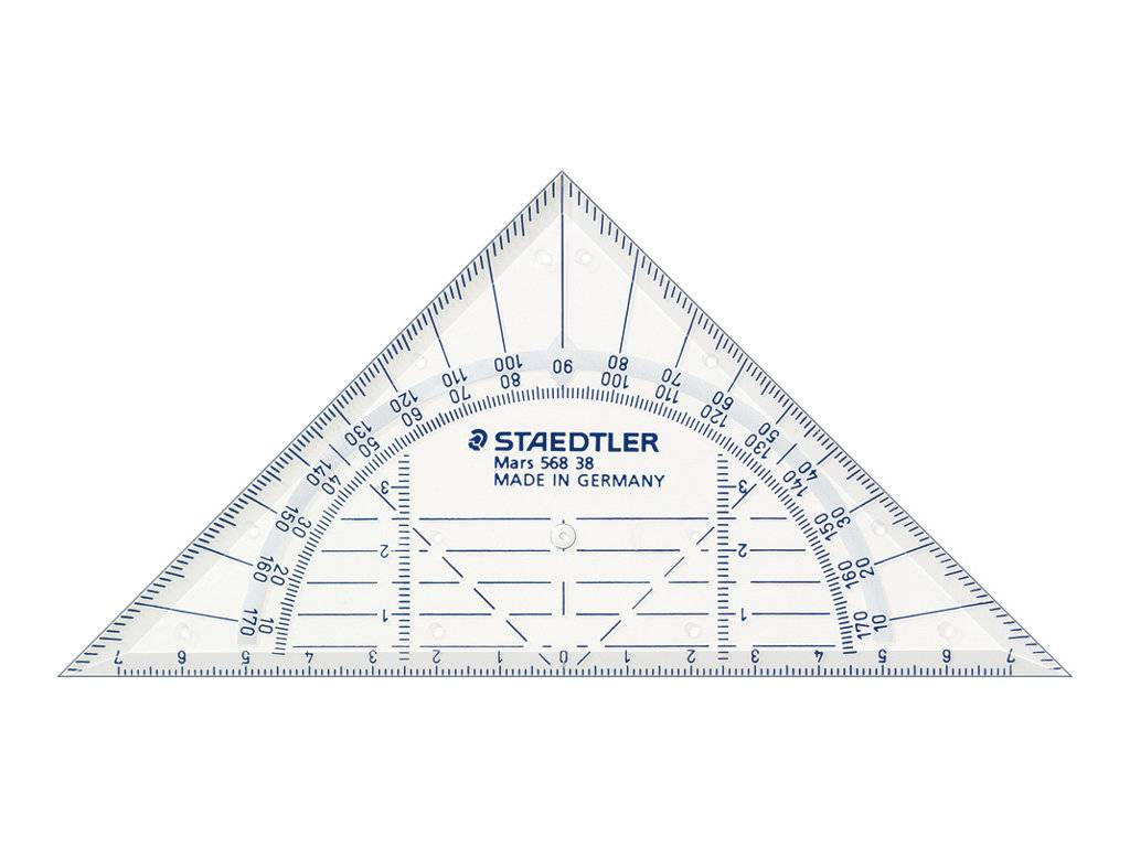 Staedtler 4007817568385 Staedtler - Geodriehoek 568 160mm-0