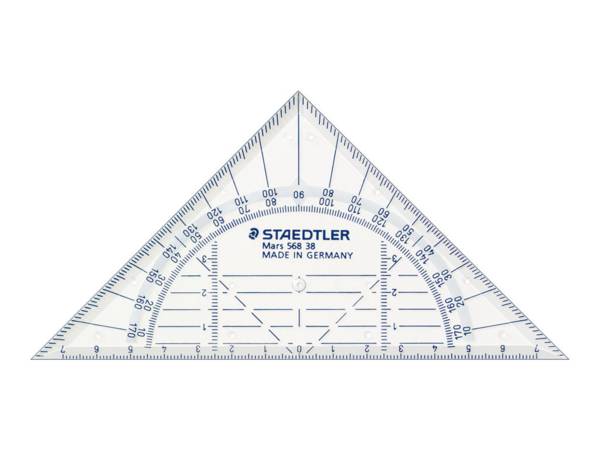 Staedtler 4007817568385  Staedtler -  Geodriehoek 568 160mm