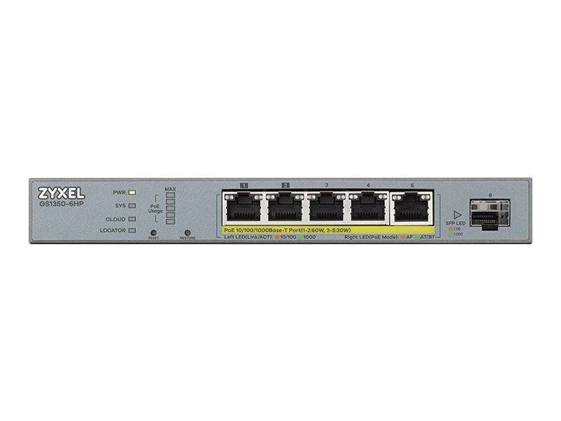 Zyxel GS1350-6HP 6 Poort incl. 1 jaar Nebula Pro-0
