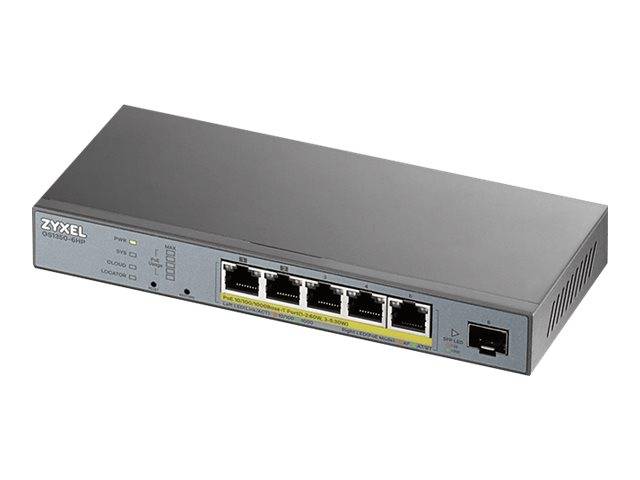 Zyxel GS1350-6HP 6 Poort incl. 1 jaar Nebula Pro-6
