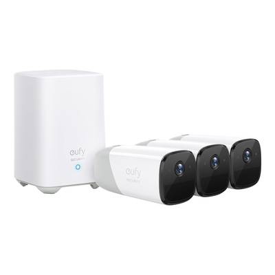 Anker Innovations Eufy eufyCam 2 3-Cam Kit - IP-beveiligingscamera - Binnen & buiten - Draadloos - Amazon Alexa &