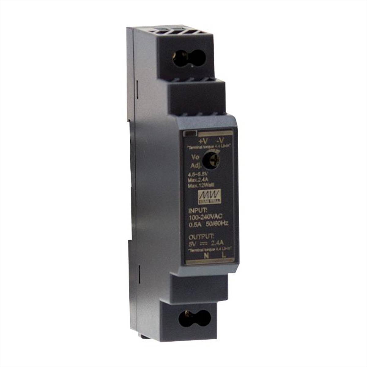 MEAN WELL DR-15-12 DIN-rail netvoeding 12 V/DC 1.25 A 15 W Aantal uitgangen:1 x Inhoud 1 stuk(s)-3