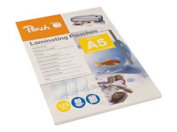 Peach lamineerhoezen A5 125mic glanzend PPR525-03 25PK