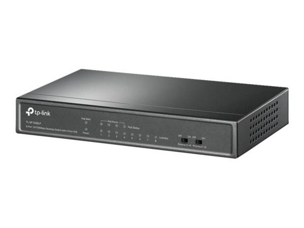 TP-Link TL-SF1008LP netwerkswitch Unmanaged Fast Ethernet (10/100) Power over Ethernet (PoE) Zwart