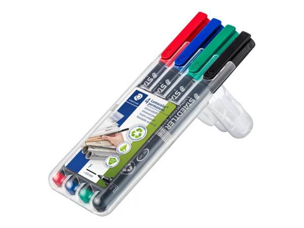 Staedtler 4007817310809  Staedtler -  Viltstift ohp lumo f 318 perm wp4
