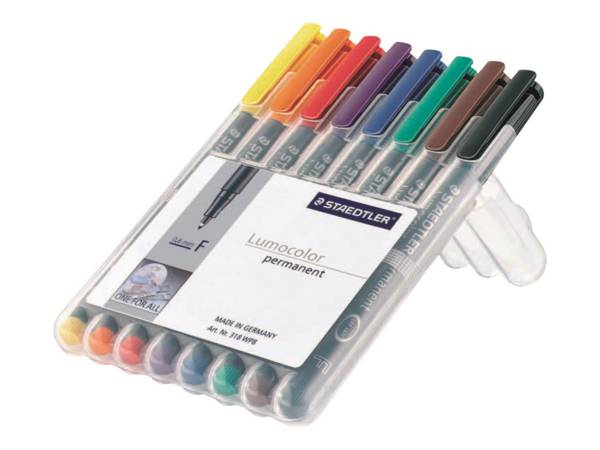 Staedtler 4007817310472  Staedtler -  Viltstift ohp lumo m 317 perm wp8