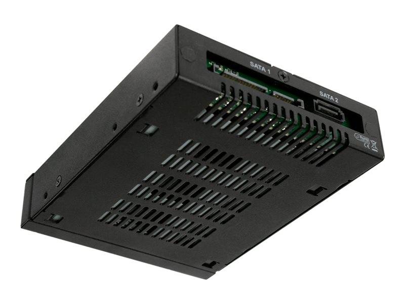 Backplane IcyDock 2x6,3cm SATAI-III in 1x3,5" HDD/SSD zwart-6