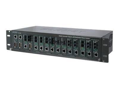PLANET 15-Slot Media Converter Chassis (wisselstroom) Redundant-0