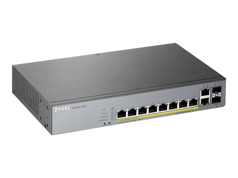 Zyxel GS1350-12HP-EU0101F netwerkswitch Beheerd L2 Gigabit Ethernet (10/100/1000) Power over Ether-5